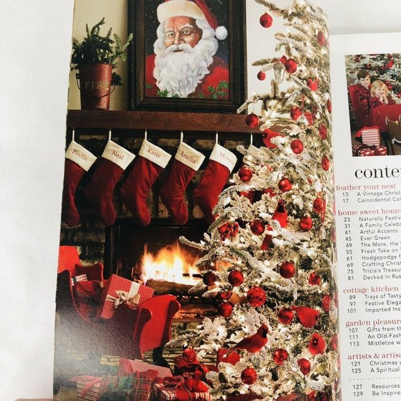 The Cottage Journal Magazine Christmas 2018 Holiday Back Issue Decorating Style - Picture 5 of 8